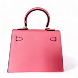 Pink Leah Vegan Leather Purse - Rosenix